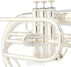 King Kmp411s Marching Mellophone - Silver-plated