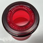 Antique Nos Superior Funeral Supply Funeral Home Red Glass Lamp Shade