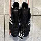 New Adidas Copa Mundial Leather Soccer Cleats Black White Men   s Size 11 015110