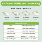 Yulongtengfei 3pc Toddler Bed Rail Guard For California King Adjustable Grey