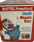 Mattel    jack In The Music Box    Clown - Vintage 1976  Works   