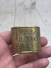 Ww1 Ghoubra Military Hospital Christmas 1915 Trench Art Napkin Ring  z859