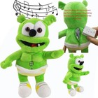 30cm Musical Gummy Bear Plush Toy Singing Sound Soft Stuffed Doll For Kids Gift