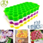 Large Silicone Ice Cube Ball Maker Tray Sphere Molds Bar Whiskey Cocktails