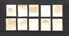 Us Scott O47p4-o56p4 Vf Post Office Department Plate Proofs On Card 1873