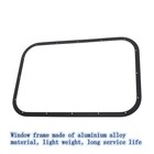 Universal 30 Inch X 20 Inch Rv Horizontal Slide Window Black