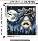 Diamond Art Painting Kit  Adorable Cartoon Bat  hangin  Around  16  X 16 