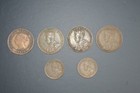 Lot Of 6 Canadian One-cent Small   Large Coins Queen Victoria 1882- 1933