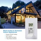 Dewenwils Indoor In Wall Light Timer Switch 7day Digital Timer Switch For Fans