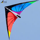 New 7 2ft 2 2m Stunt Power Kite Outdoor Sport Fun Toys Novelty Dual Line Delta
