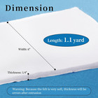 Felt Rolls With Adhesive Backing  Orthopedic Felt Roll 1 4  Thick 6  X1 1yd Qual