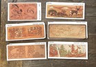 Lot 6 Vintage Craftaid Leather Billfold Pattern Plastic Templates Wallet Western