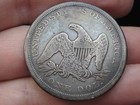 1860 O Seated Liberty Silver Dollar- New Orleans  Fine Details