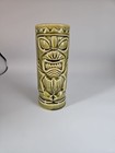 Vintage Orchids Of Hawaii Tiki Mug Double-sided Green Ceramic Vase Japan 6    Euc