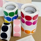 1000 Pcs Dot Stickers 1 2 Inch Circle Small Round Coding Labels Blank White Col