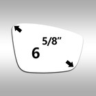 Mirror Glass For 2011-2018 Vw Volkswagen Jetta Passenger Right Side Convex