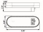 Optronics - Stl12srbp - Led Tail 6in  6 Diode Recessed Smoke Lens