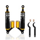 13 5  340mm Motorcycle Rear Air Shock Absorbers Suspension Fit For Harley Honda