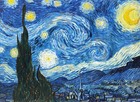 Vincent Van Gogh  the Starry Night  medium   Newly Custom Framed Art Moma Modern