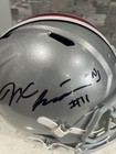 Ohio State Jaxon Smith-nigba Signed Full Size Speed Rep Helmet Beckett Holo