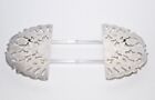 Wallace Silver Plated Engraved Trivet Vintage Expandable Footed  7331