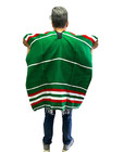 Mexican Poncho   Mexico   Calendario Azteca   Sarape Poncho    One Size   Green