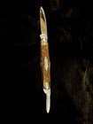 1890s Schatt   Morgan Cutlery Titusville Pa  Bone Handle Two Blade Balloon Witte