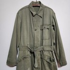 Patched Wwii Us Army Hbt Jump Suit Distressed Painted Repaired Vintage Workwear
