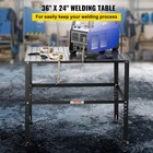 Vevor Welding Table 36 x24  800lbs Welding  Table With Multiple Fixture Holes