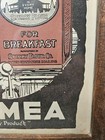 Antique 1890 s Original Sperry Flour Co Germea Cereal Ad  Framed 12  8 5