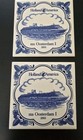 Holland America Line Blue Delft Tile Coaster Lot Of 12 Variety
