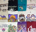 Vintage Graphic Shirts Promo Funny Cartoons Sport Destinations Lot Of 20 Mix Szs