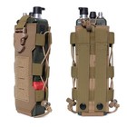 Military Molle Water Bottle Pouch Walkie Talkie Holder Bag Radio Pouch Holster