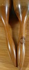 Vintage Hand Carved Wooden Maracas Floral Design