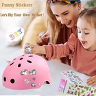 Kids Helmet Set Toddler Adjustable Skateboard Helmet Knee Elbow Wrist Pads Set