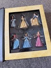 Rare Disney Princess Collection Storybook Christmas Ornaments Set