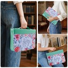 Bible Cover Case For Women 3pcs Bible Bag Set With Notebook And Bookmark Woma   