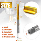 Smxjtop 2pcs 8-40 Un Thread Tap 8-40 Un M2 Hss Right Hand Thread Milling Tap