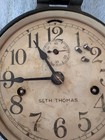 Us Navy Ships 7 3 4 Diameter Wall Clock  seth Thomas   Runs Well