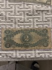 1917  2 Two Dollar Legal Tender Red Seal Large Us Note