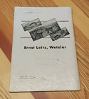 Leica Leitz B Camera Original    1935  Instructions Manual In German   1957