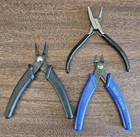 Jewelry Making Beading Tool Lot  Crimper  Hollow Round Nose   Split Ring Pliers
