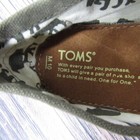 Toms Canvas Alpargatas Classic Slip On Shoes Green Mens 10