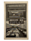 Vtg Lot Of 2 Postcards From Dragon s Den Restaurant And Bar In Atlantic City  Nj