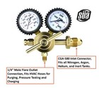 Nitrogen Gas Regulator 0-600 Psig - Hvac Purging - Pressure Charge - S  a