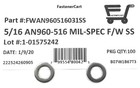  100  5 16 An960-516 Mil-spec Washers Stainless Steel An960516  100 Pieces 