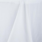 60x126  White Premium Rectangle Polyester Tablecloth Restaurant Catering Linens