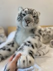 Rare Hansa Lifesize Snow Leopard Premium Plush Realistic Collectible Jumbo