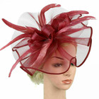 Flower Feather Hair Hat Fascinator On Headband Wedding Royal Ascot Races Party 