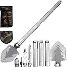 1 Pack Camping And Hiking Shovel  23in1 Folding Detachable Portable Spade Kit